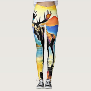 Moose Lake Sunset Majesty Leggings