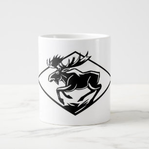 Moose large coffee mug