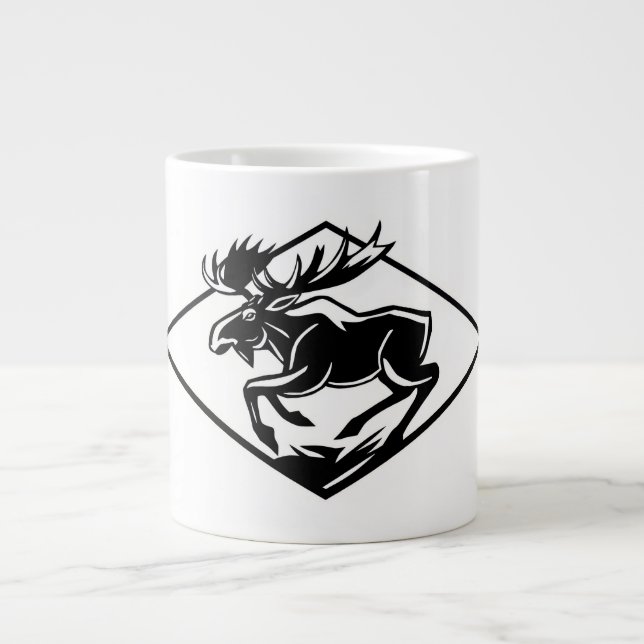 Moose  large coffee mug (Front)