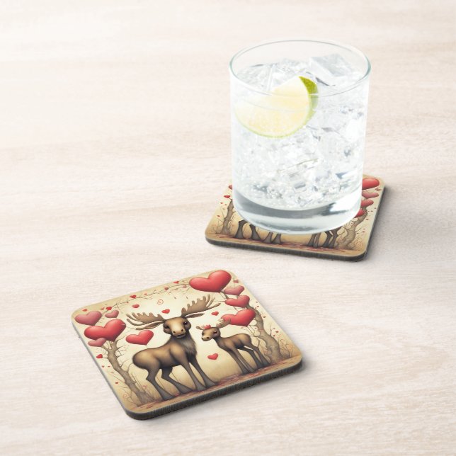 Moose Love 2 Coaster (Right Side)