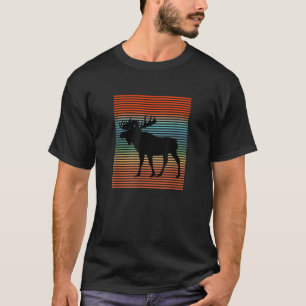 Moose Lover Apparel Vintage Moose Spirit Animal T T-Shirt