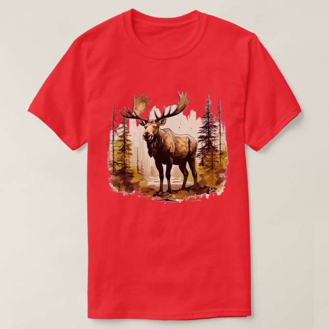 Moose Lover TShirt 4 (Design Front)