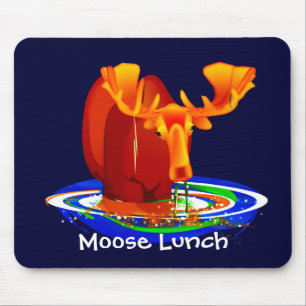 Moose Lunch Mouse Pad