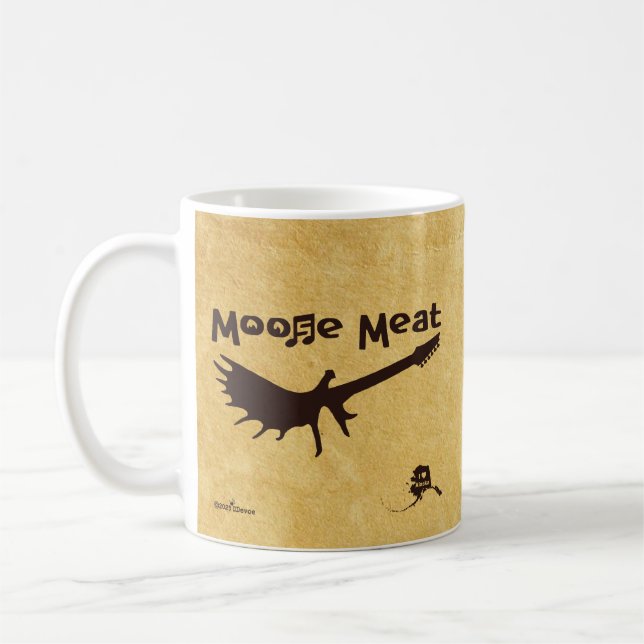 Moose Meat Rock Band Coffee Mug (Left)