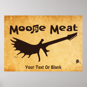 Moose Meat Rock Band Poster