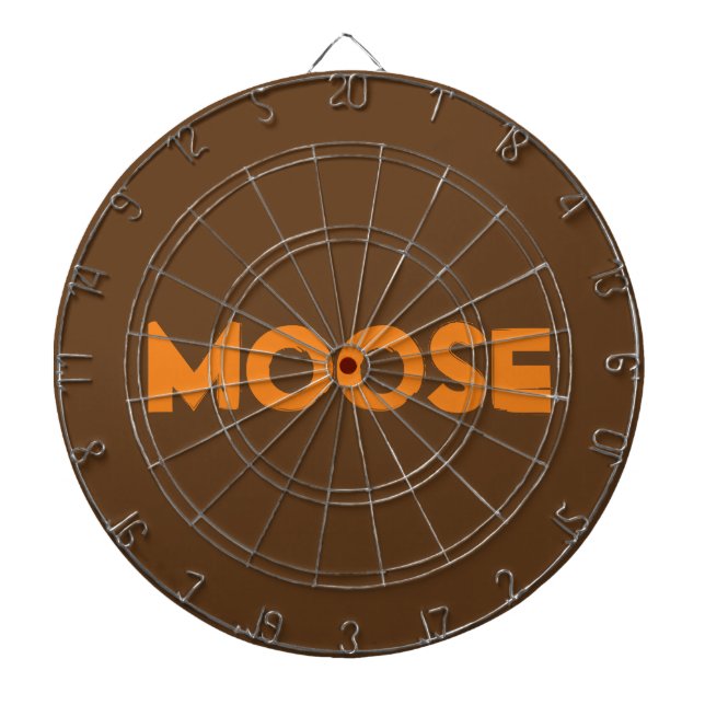Moose Metal Cage Dartboard (Front)