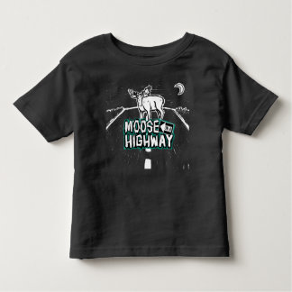 Moose on a Highway Toddler Shirt