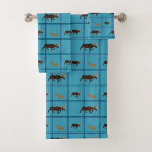 Moose On The Loose Bath Towel Set