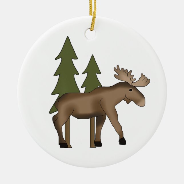 Moose Ornament (Front)