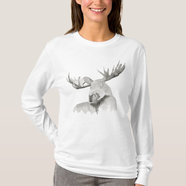 Moose Painting T-Shirt (Front)