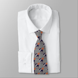 Moose Pattern Tie