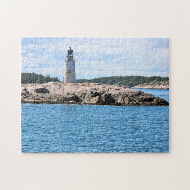 Moose Peak Lighthouse, Maine Jigsaw Puzzle (Horizontal)