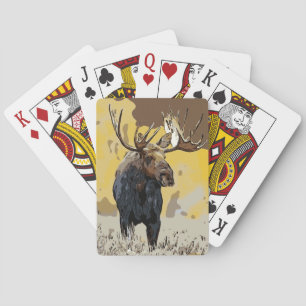 MOOSE PLAYING CARDS