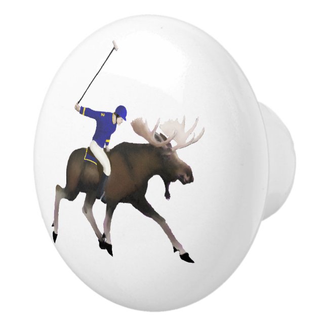 Moose Polo Ceramic Knob (Right)