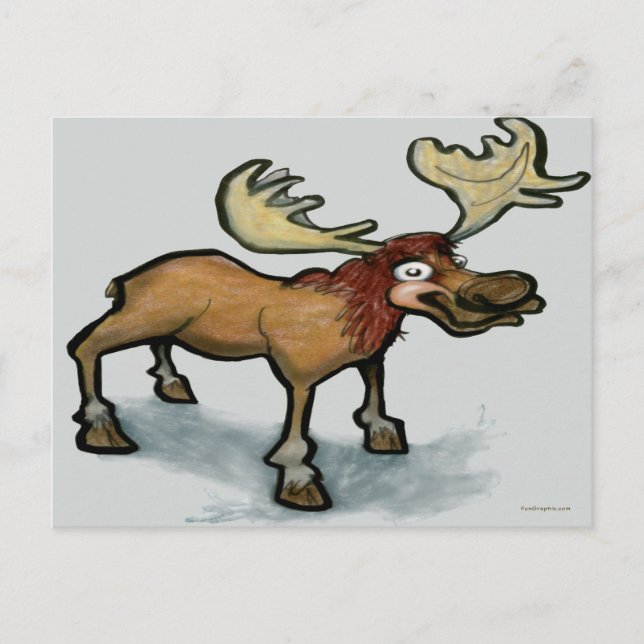 Moose Postcard (Front)