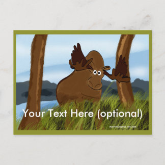 Moose Postcard