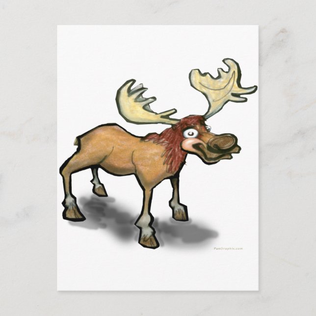 Moose Postcard (Front)
