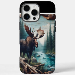 Moose River Scene iPhone 16 Pro Max Case