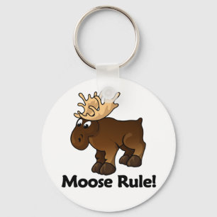 Moose Rule! Key Ring