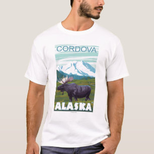 Moose Scene - Cordova, Alaska T-Shirt