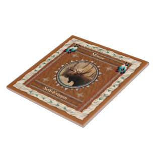 Moose  -Self-Esteem- Ceramic Tile