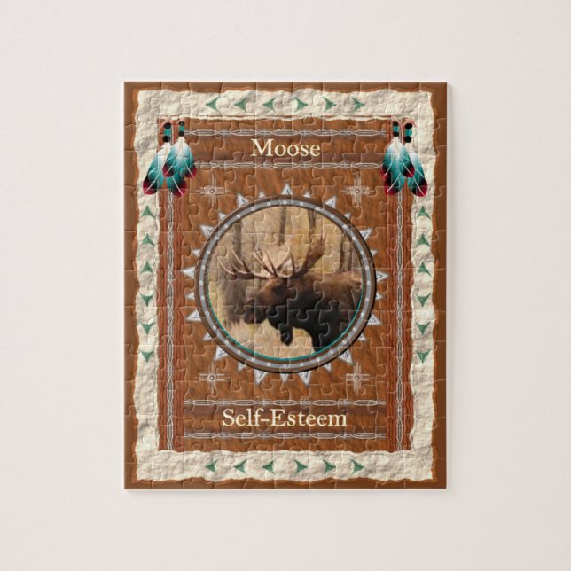 Moose Self-Esteem Energy Jigsaw Puzzle (Vertical)