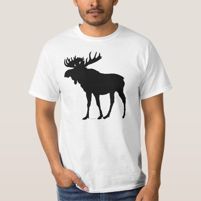 Moose Silhouette T-Shirt (Front)