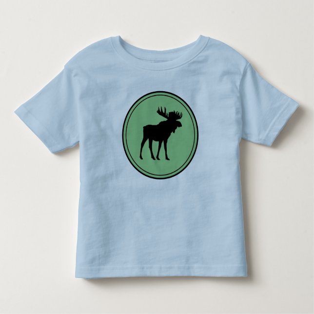 Moose Silhouette Wilderness T-shirt (Front)