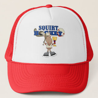 Moose Squirt Hockey Champ Tshirts and Gifts Trucker Hat