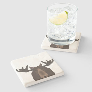 Moose Stone Coaster