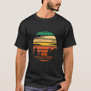 Moose Sverige Hej Outdoor Scandinavia fishing holi T-Shirt