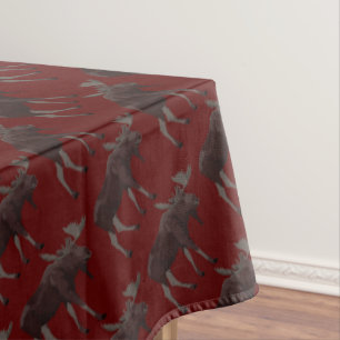 Moose Tablecloth Moose Art Tablecloth Customise