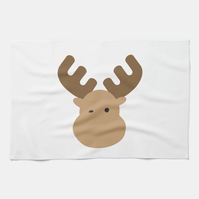 Moose Tea Towel (Horizontal)