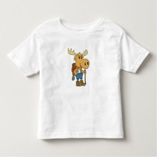 Moose traveller with backpack   choose back colour toddler T-Shirt