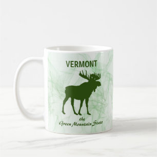 Moose, Vermont the Green Mountain State Coffee Mug
