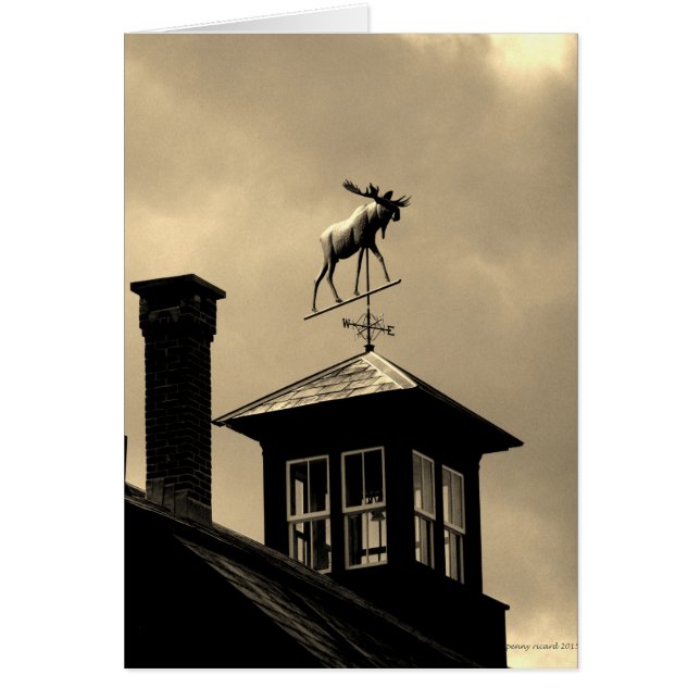 Moose Weather Vane New England (Front)