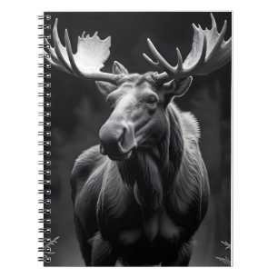 Moose Wildlife Majestic Nature Life Art Poster Notebook