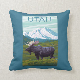 Moose with MountainUtah Cushion