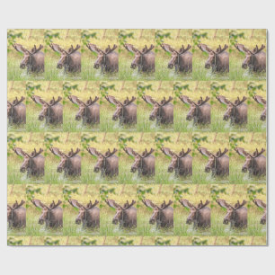 moose wrapping paper
