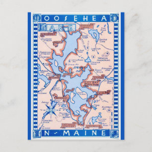 Moosehead Lake Maine Postcard