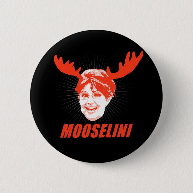 MOOSELINI T-SHIRT 6 CM ROUND BADGE (Front)