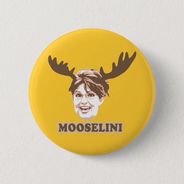 MOOSELINI T-SHIRT 6 CM ROUND BADGE (Front)