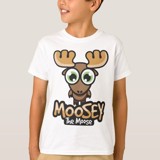 Moosey Button T-Shirt (Front)