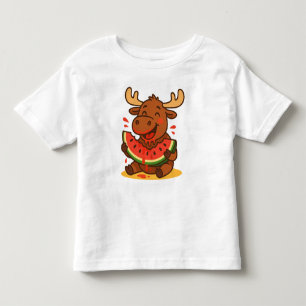 Moosey Melon Munch – Watermelon Summer  Toddler T-Shirt