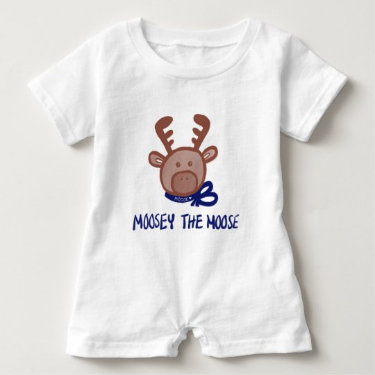 Moosey the Moose Keiki Aloha Romper Baby Bodysuit