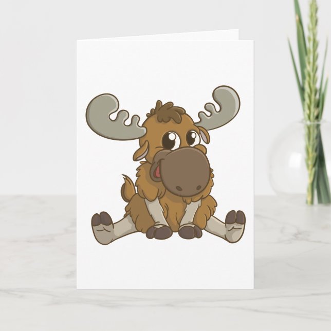 Moosie Greeting Card (Front)