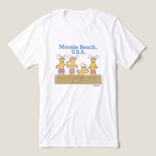 Moosle Beach, USA Tri-Blend Shirt