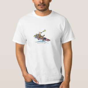 moosyaking  Vermont moose kayaking T-shirt