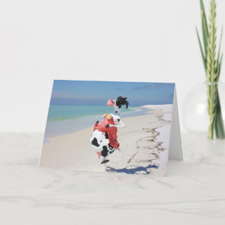 Mootilda's beachCOWmbing Card