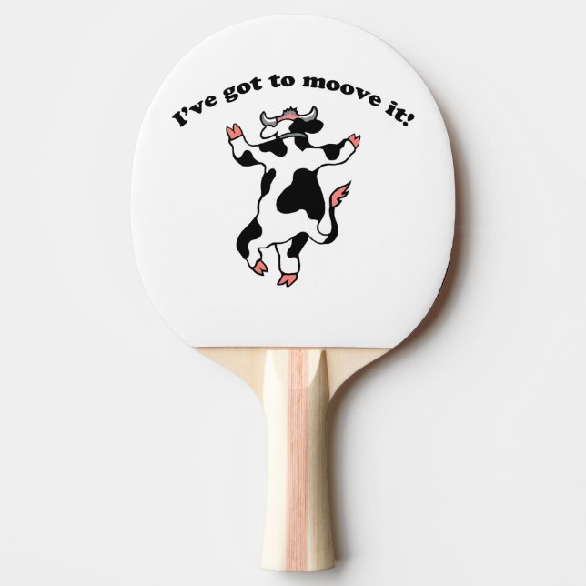 Moove It Ping Pong Paddle (Front)